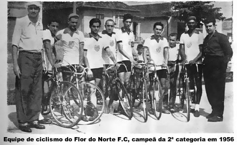 Equipe de ciclismo do Flor do Norte F.C - 1956
